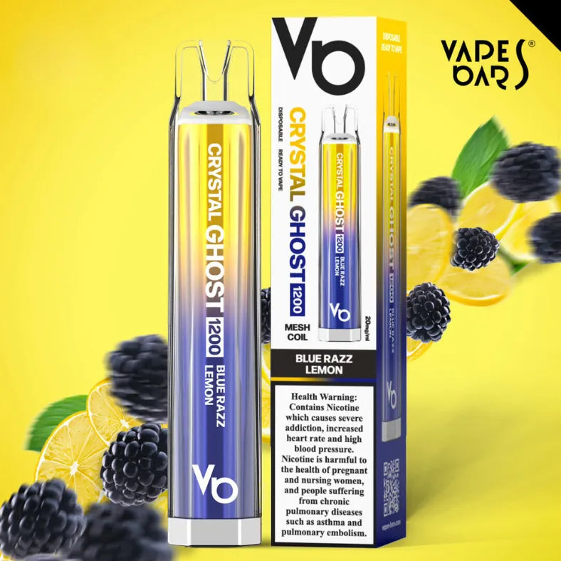 Vapes Bars Crystal Ghost 1200 Puffs Disposable Vape (20mg)  Vape Shop  Online in Dubai