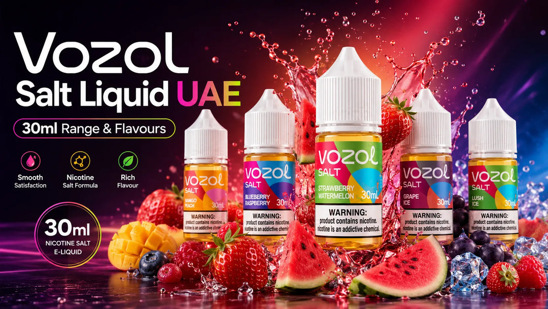 Vozol Salt Liquid UAE — 30ml Range & Flavours