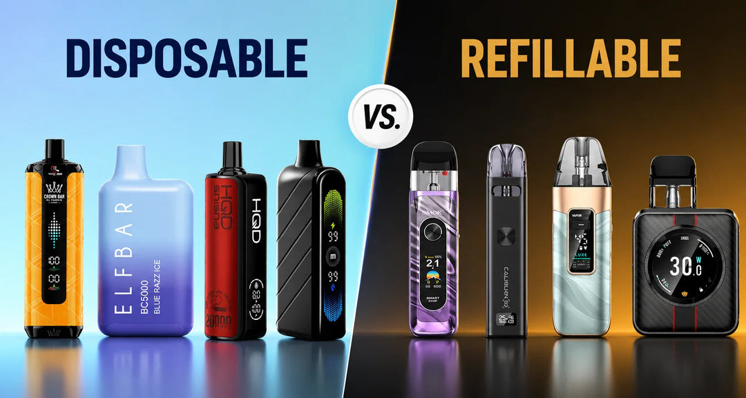 Disposable Vape vs Refillable Vape