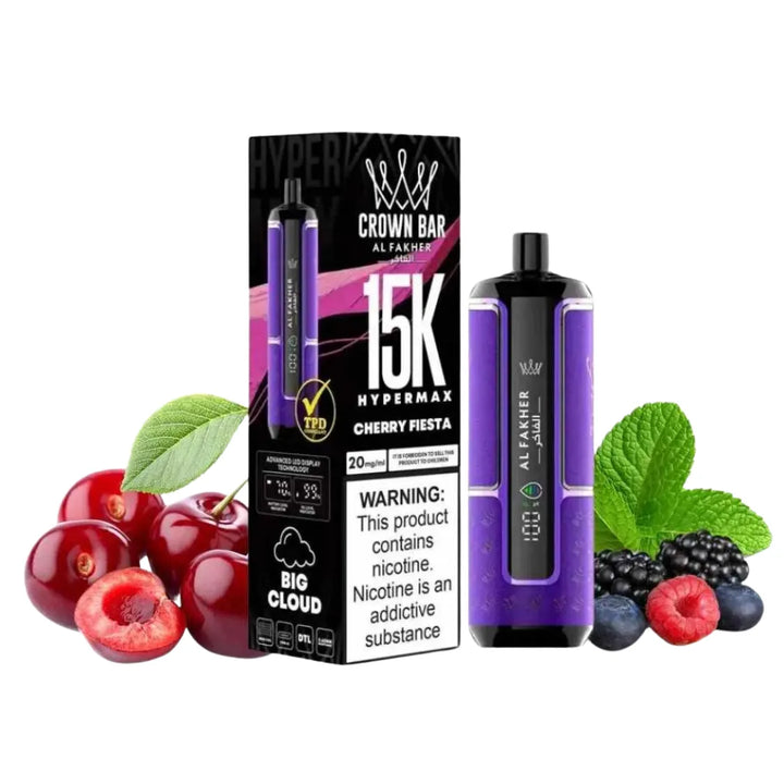 Al Fakher Crown Bar Hypermax 15000 Puffs Vape