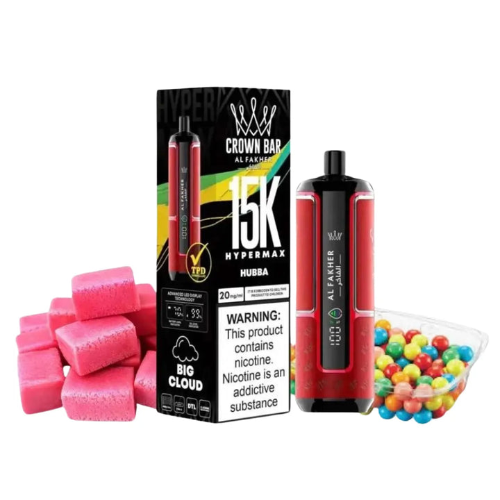 Al Fakher Crown Bar Hypermax 15000 Puffs Vape