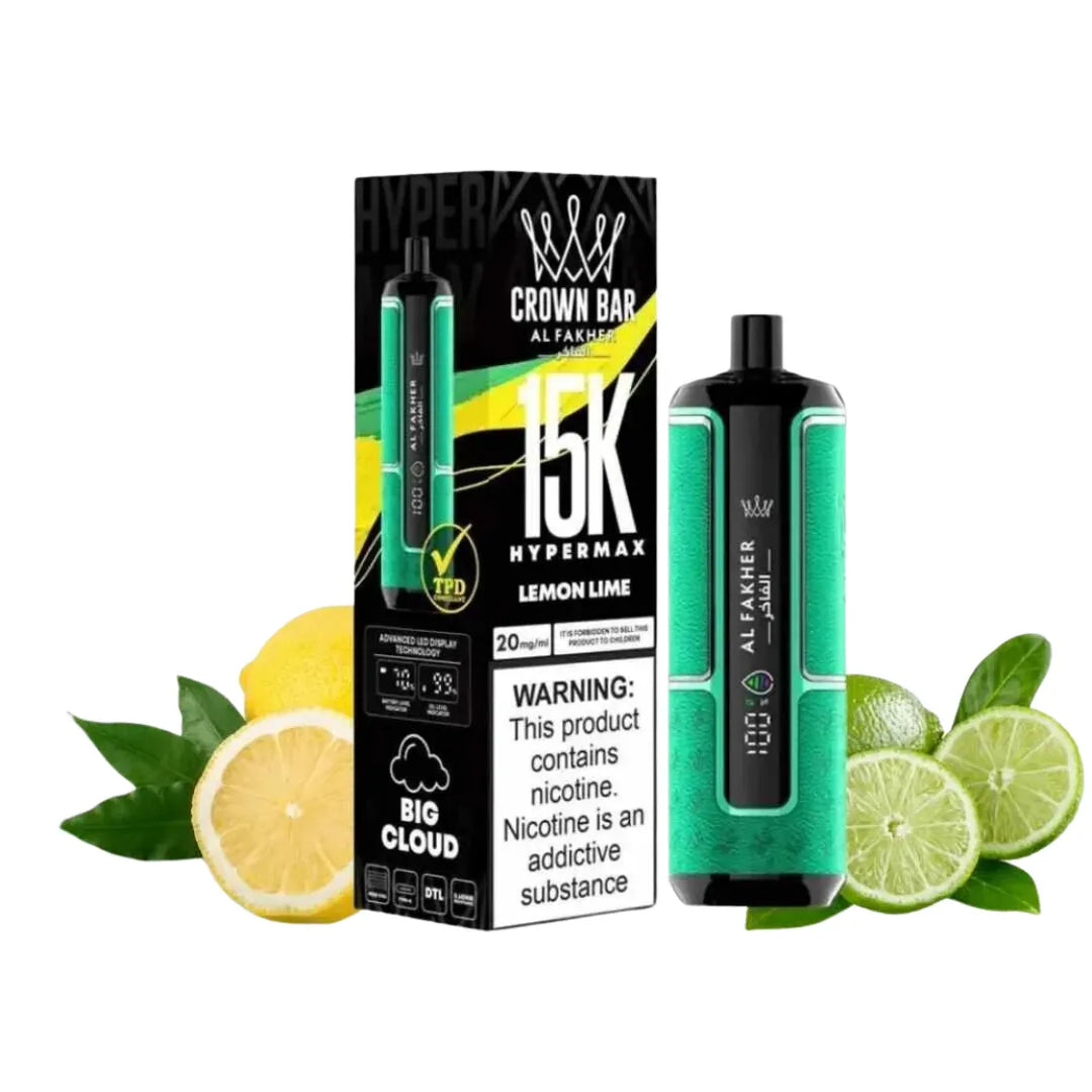 Al Fakher Crown Bar Hypermax 15000 Puffs Vape
