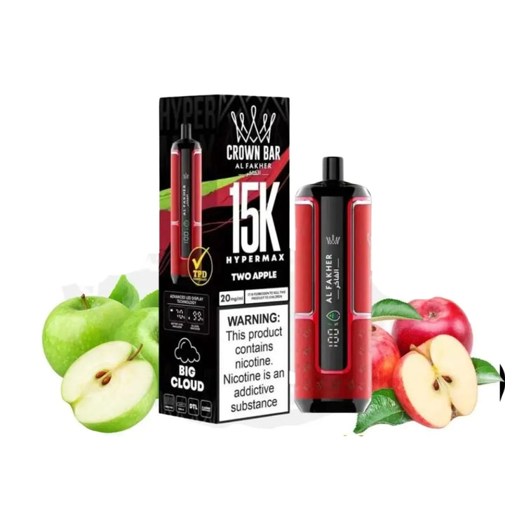 Al Fakher Crown Bar Hypermax 15000 Puffs Vape