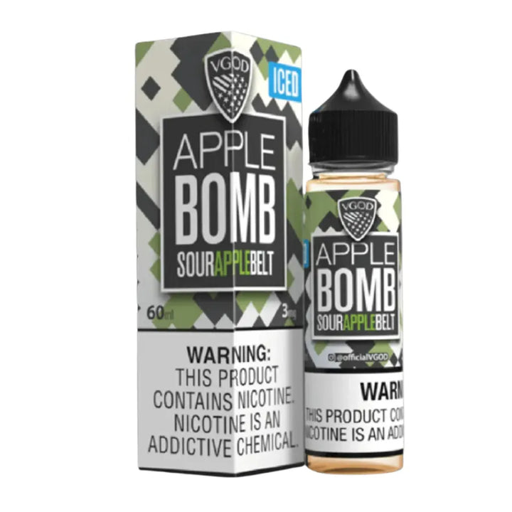 APPLE BOMB - VGOD 60ML VAPE E-LIQUID 3MG NICOTINE IN DUBAI, UAE