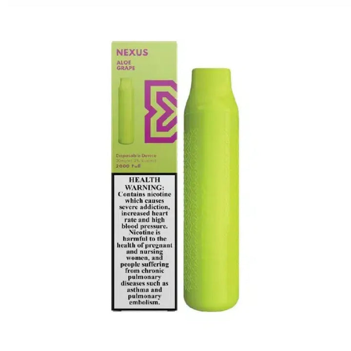 Aloe Grape - Pod Salt Nexus 2000 Puffs Disposable Vape in Dubai, UAE 