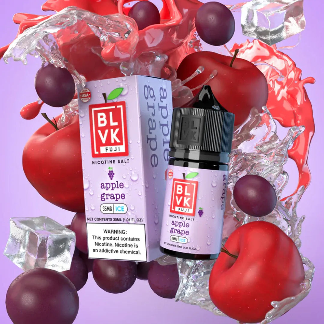 Apple Grape -  BLVK FUJI (Fruit Iced) Nicotine Salt 30ml E-Liquid in Dubai, UAE