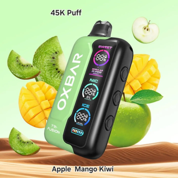 Apple Mango Kiwi - OXBAR TRI Fusion 45000 Puffs Disposable Vape in Dubai, UAE