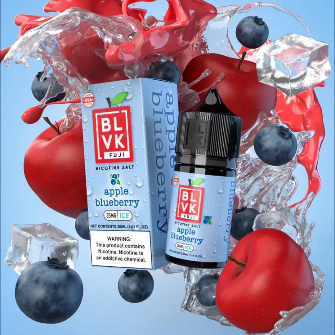 Apple Blueberry -  BLVK FUJI (Fruit Iced) Nicotine Salt 30ml E-Liquid in Dubai, UAE
