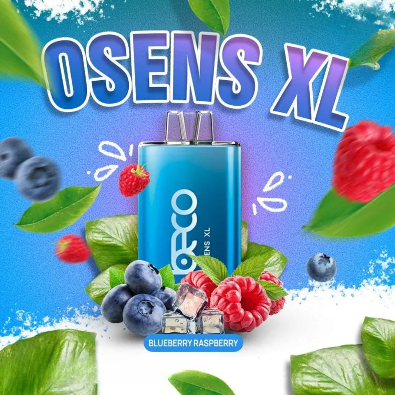 BECOOsensXLDisposable10000Puffs-BlueberryRaspberry