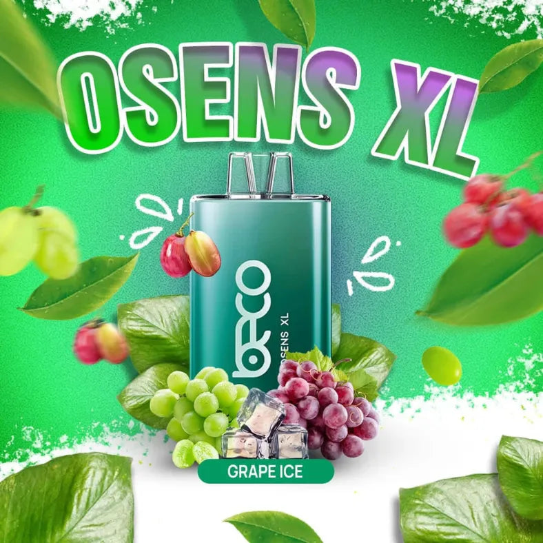 BECOOsensXLDisposable10000Puffs-GrapeIce