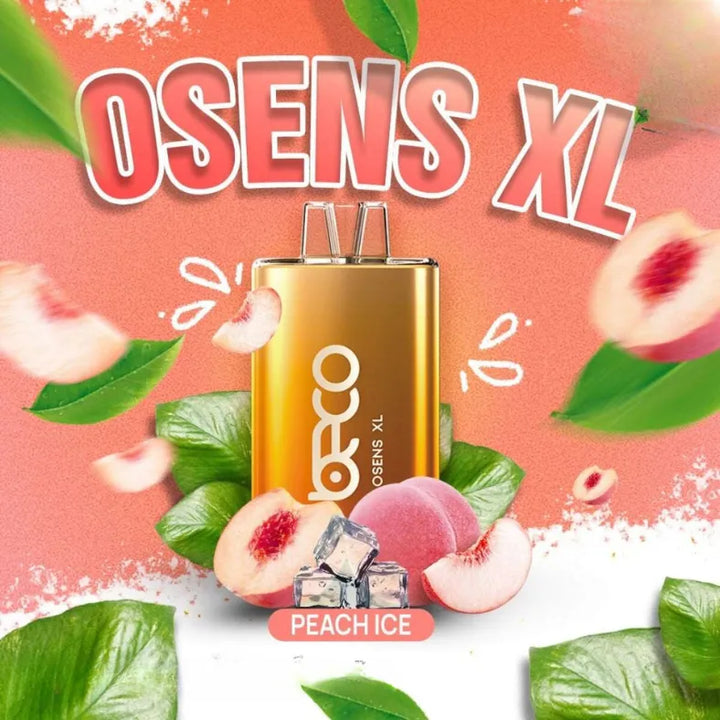 BECOOsensXLDisposable10000Puffs-PeachIce