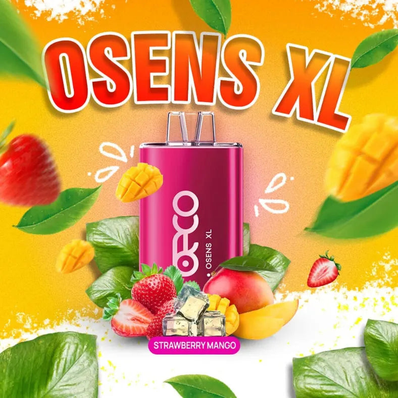 BECOOsensXLDisposable10000Puffs-StrawberryMango