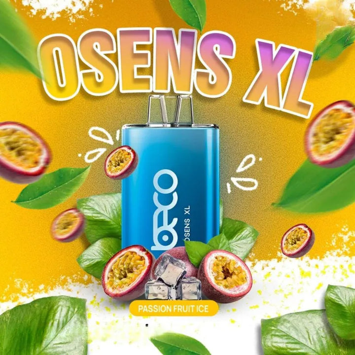 BECOOsensXLDisposable10000 Puffs Rechargeable Vape-Passion Fruit Ice
