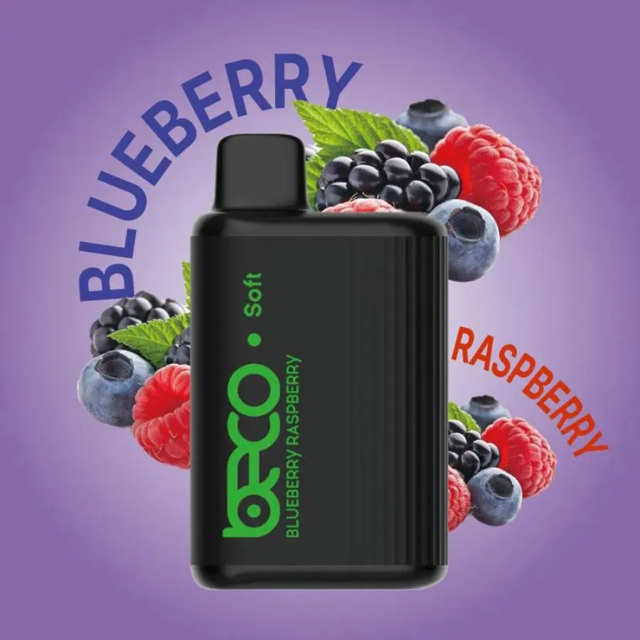Blueberry Raspberry - BECO Soft 6000 Puffs Disposable Vape in UAE