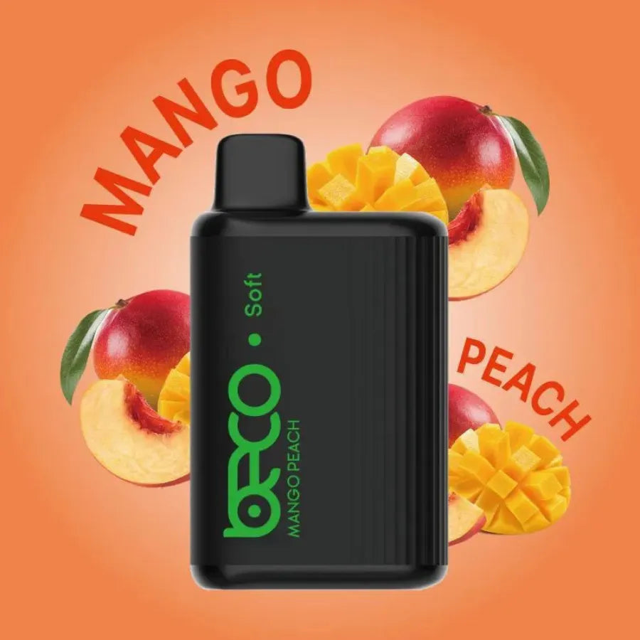 Mango Peach - BECO Soft 6000 Puffs Disposable Vape in UAE