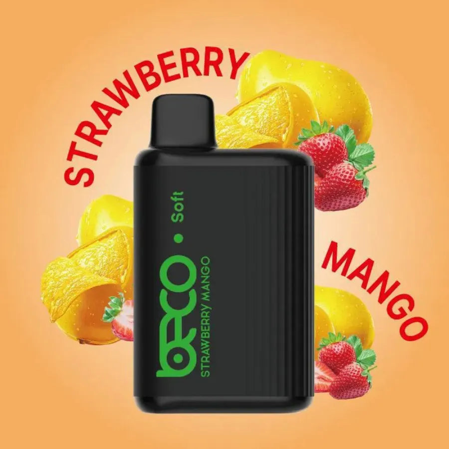 Strawberry Mango  - BECO Soft 6000 Puffs Disposable Vape in UAE