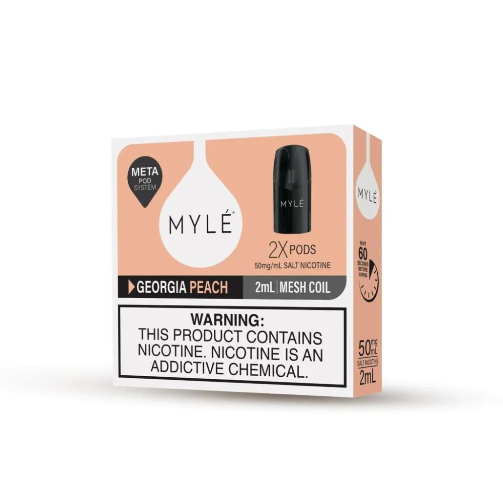 BEST MYLE META V5 PODS-GEORGIA PEACH NEAR ME 