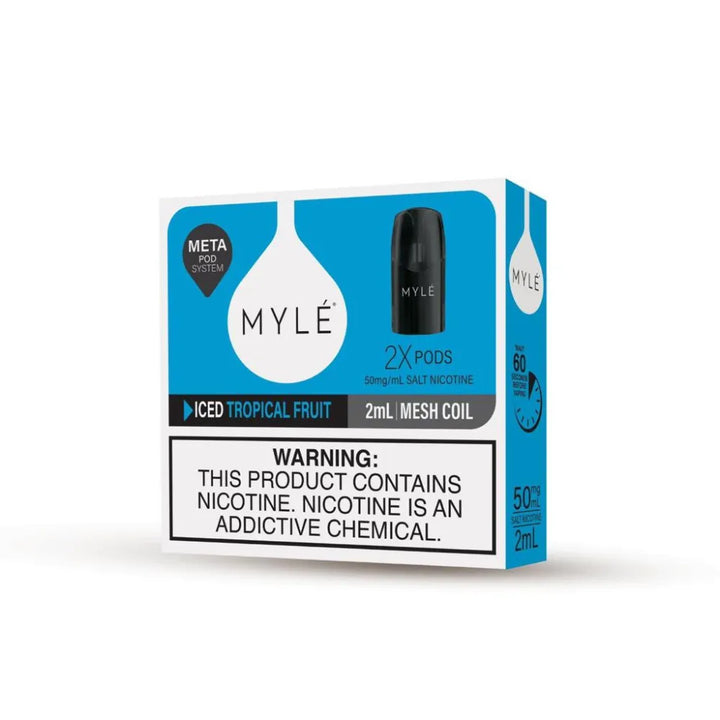 BEST MYLE META V5 PODS- ICED TROPICAL FRUIT NEAR ME 