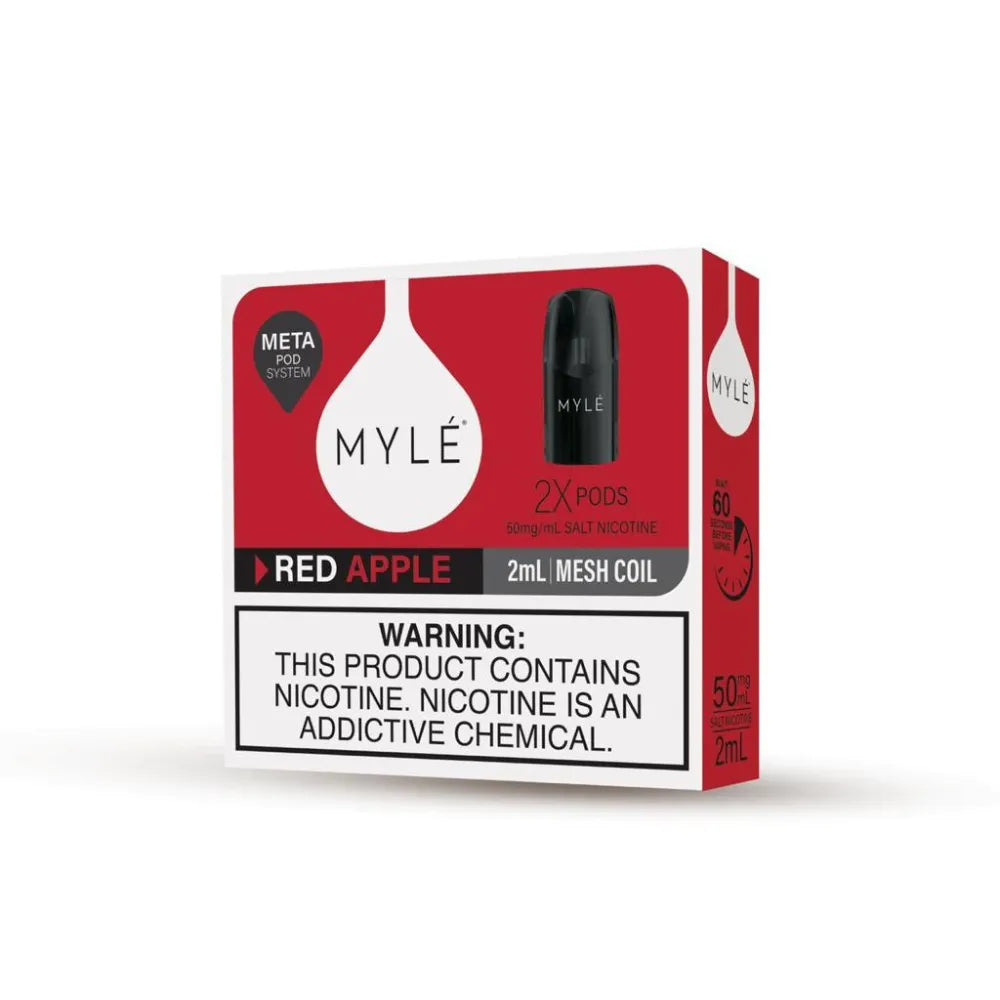 BEST MYLE META V5 PODS- RED APPLE  NEAR ME 