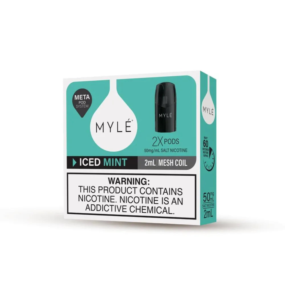 BEST MYLE META V5 PODS -ICED MINT NEAR ME 