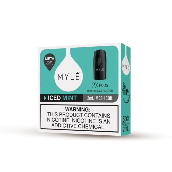 BEST MYLE META V5 PODS -ICED MINT NEAR ME 
