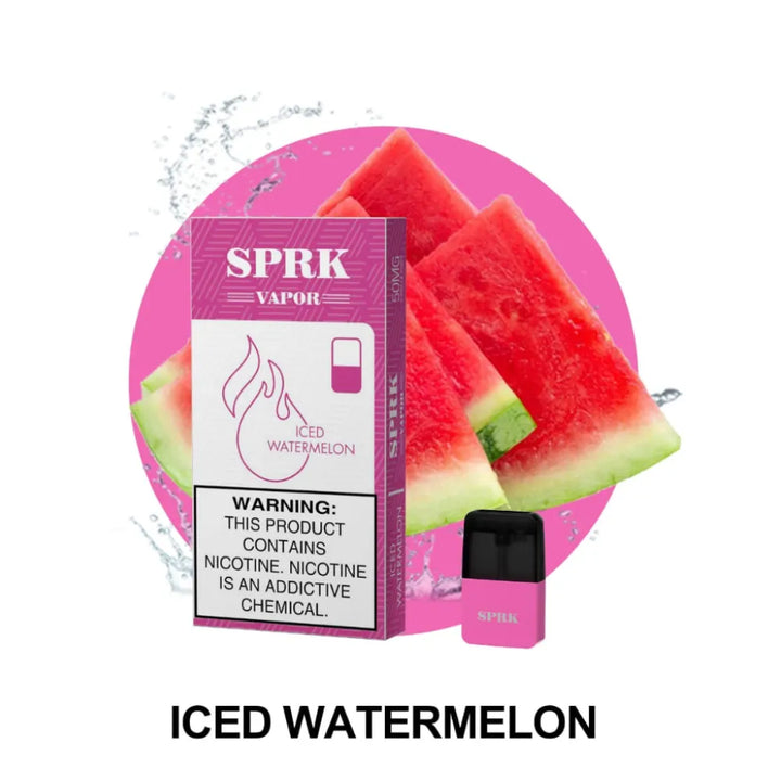 BEST SPRK VAPOR MYLE V4 PODS- ICED WATERMELON NEAR ME 