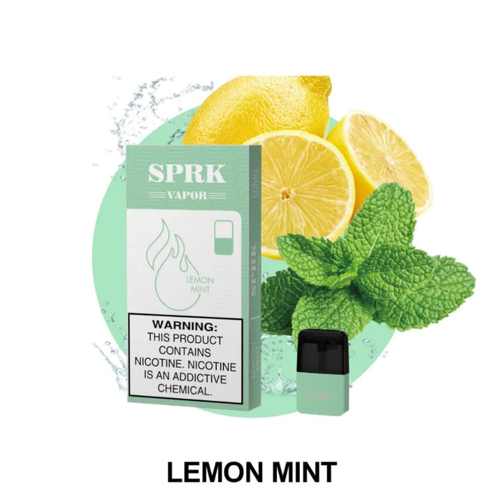 BEST SPRK VAPOR MYLE V4 PODS- LEMON MINT  NEAR ME 