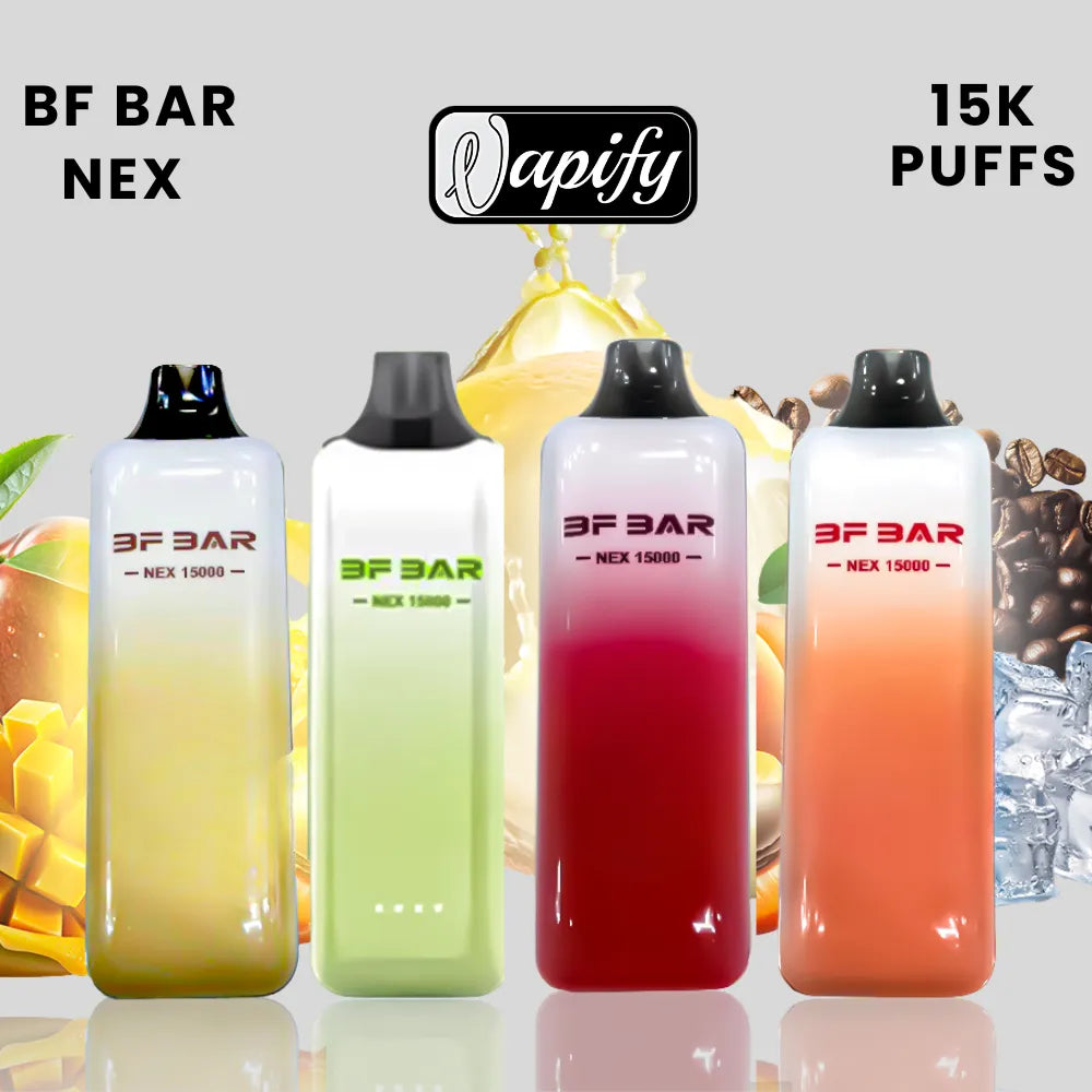 New BF BAR NEX 15000 Puffs Disposable Vape in Dubai, UAE
