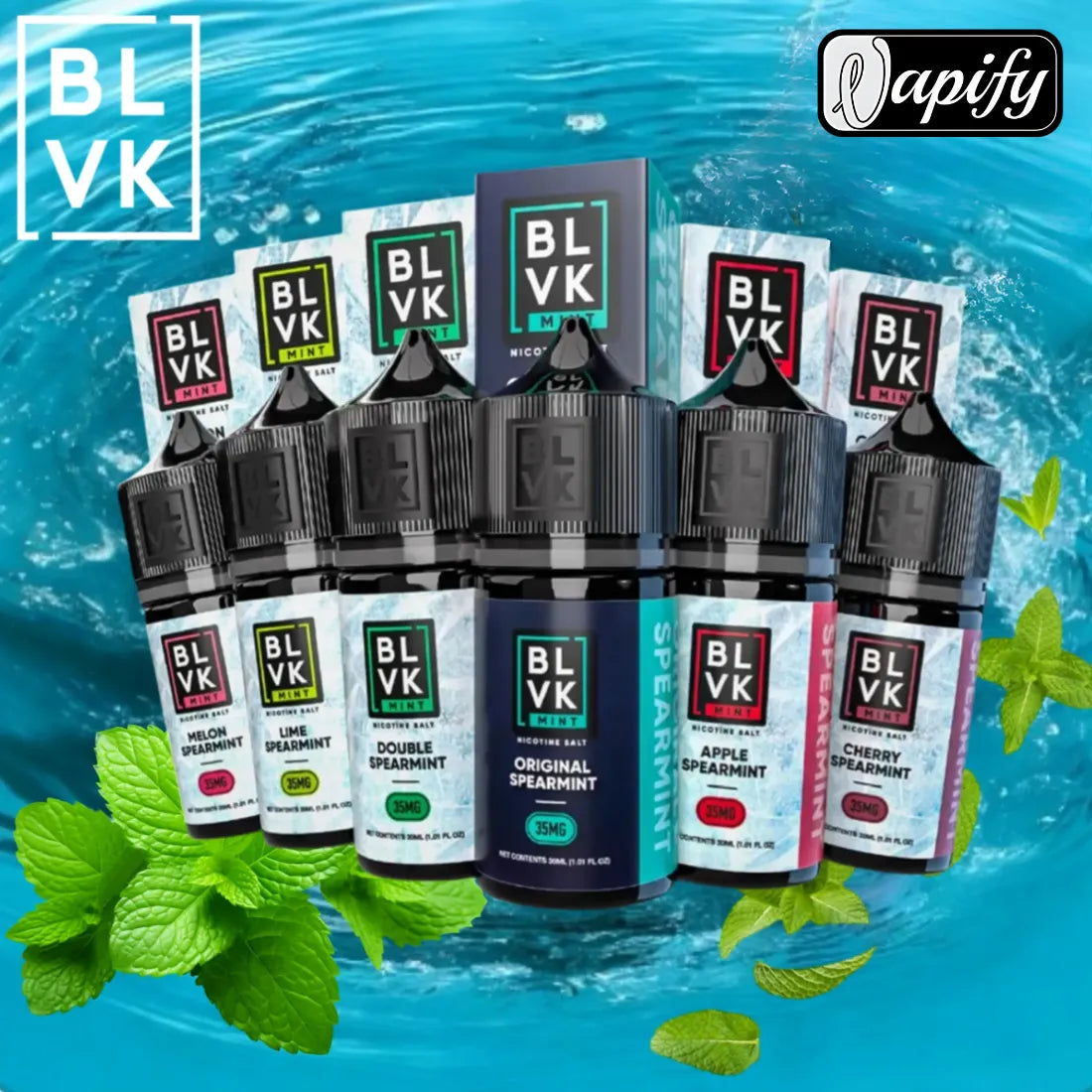 BLVK MINT Series Saltnic 30ml E-Liquid in Dubai, UAE
