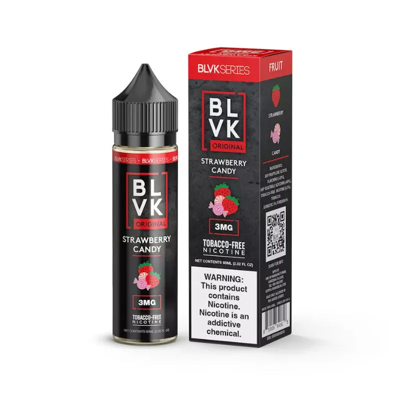 Strawberry Candy - BLVK ORIGINAL 60ML E-LIQUID 3MG IN DUBAI, UAE