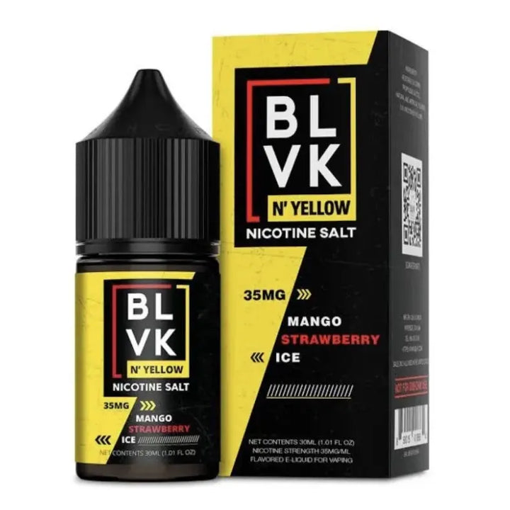 BLVK SALTNIC E-LIQUID 35MG & 50MG Mango Strawberry Ice 