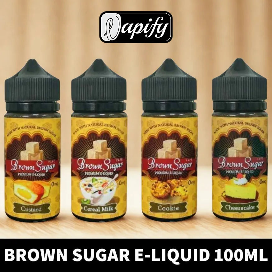 BROWN SUGAR PREMIUM VAPE JUICE 100ML E-LIQUID IN DUBAI, UAE
