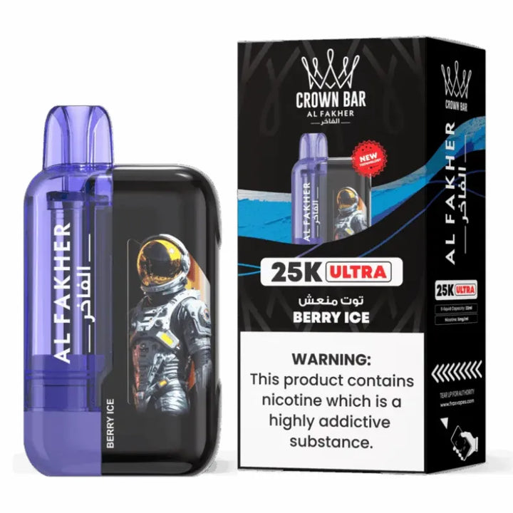 Berry Ice  - Al Fakher 25K Ultra 25000 Puffs 5mg Disposable Vape in Dubai, UAE