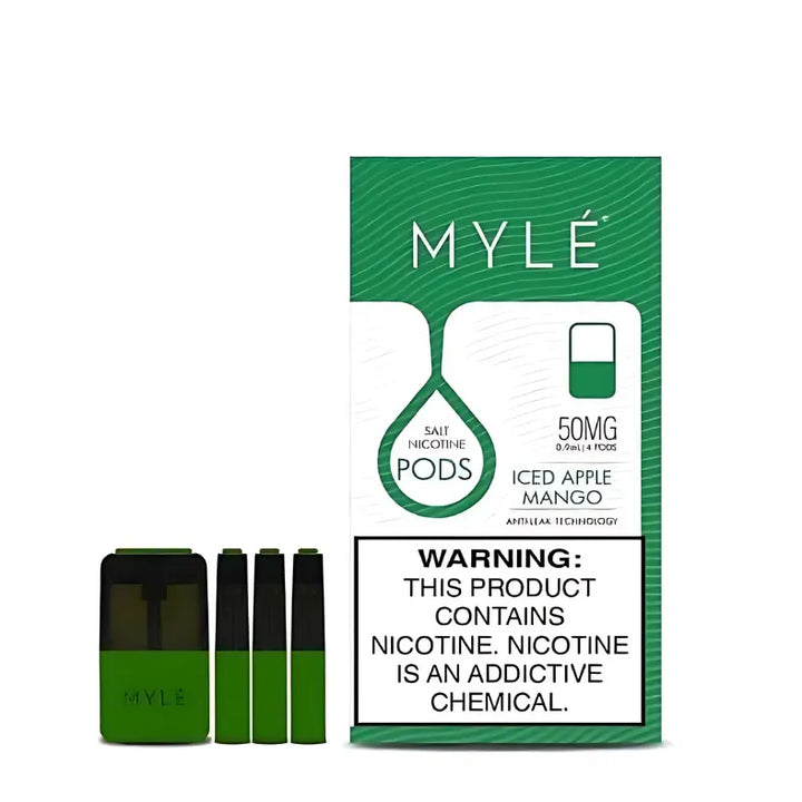 Iced Apple Mango - Myle V4 Pods 50mg Nicotine in Dubai, UAE