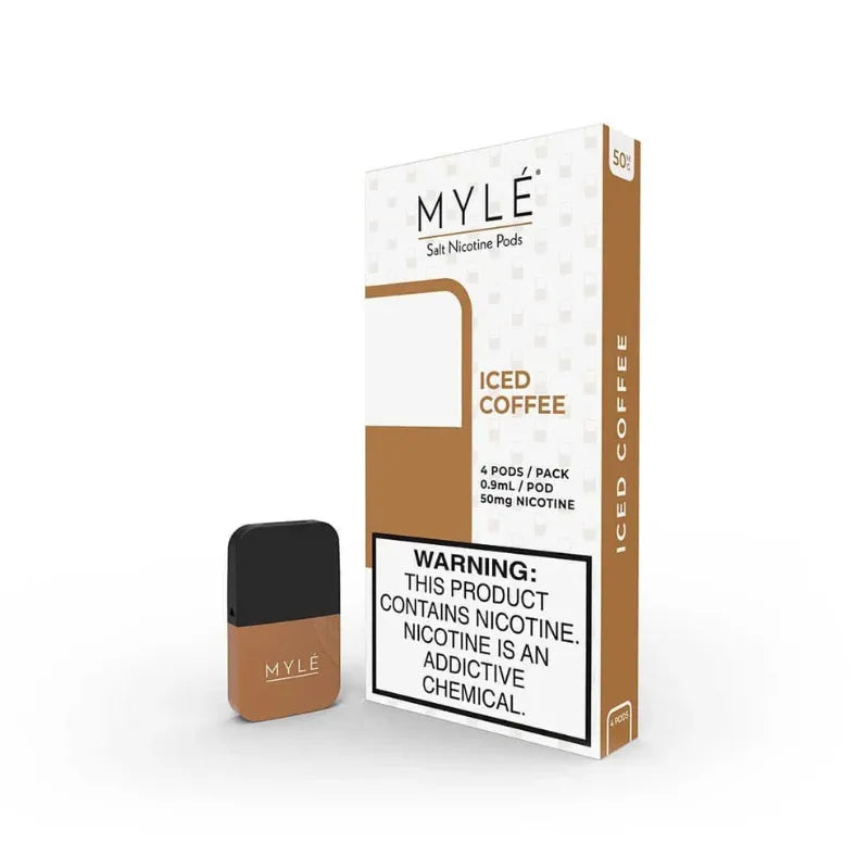Iced Coffee   - Myle V4 Pods 50mg Nicotine in Dubai, UAE