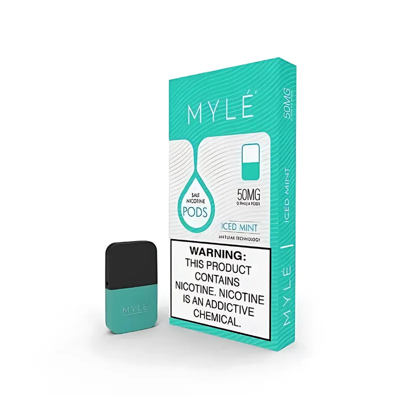 Iced Mint  - Myle V4 Pods 50mg Nicotine in Dubai, UAE