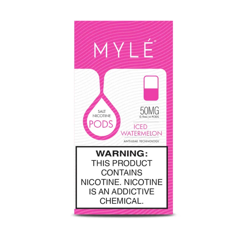 Iced Watermelon - Myle V4 Pods 50mg Nicotine in Dubai, UAE