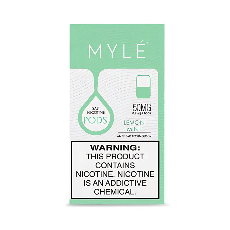 Lemon Mint - Myle V4 Pods 50mg Nicotine in Dubai, UAE
