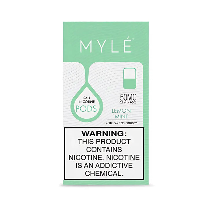 Lemon Mint - Myle V4 Pods 50mg Nicotine in Dubai, UAE