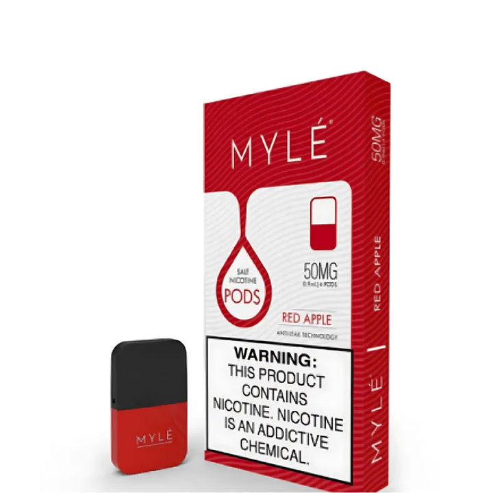 Red Apple - Myle V4 Pods 50mg Nicotine in Dubai, UAE