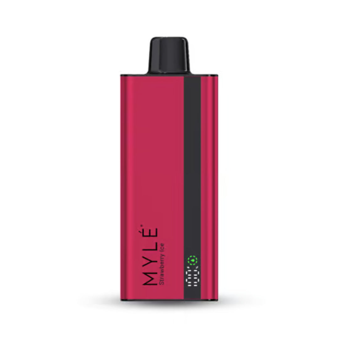 Best MYLE Slim 8000 Puffs 50MG Disposable Vape-Strawberry Ice Near me