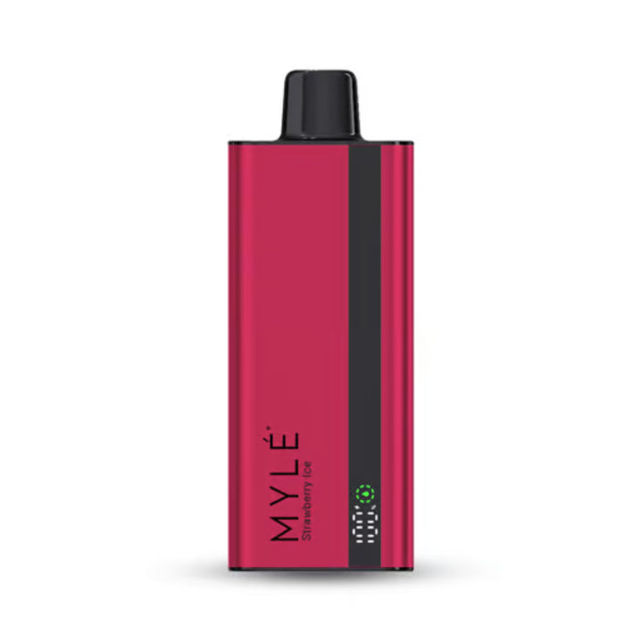 Best MYLE Slim 8000 Puffs 50MG Disposable Vape-Strawberry Ice Near me