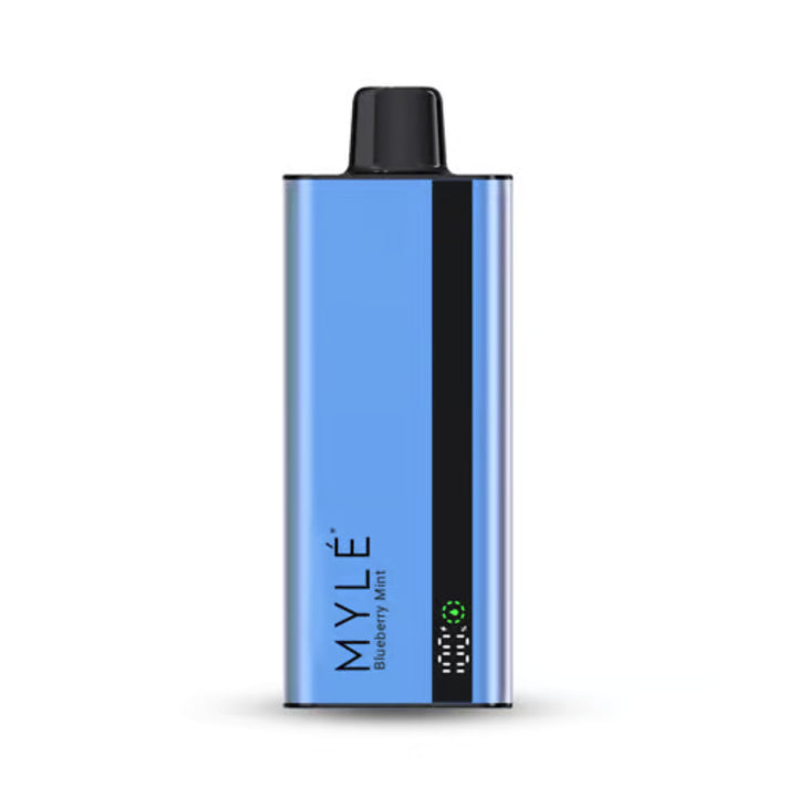 Best MYLE Slim 8000 Puffs 50MG Disposable Vape- Blueberry Mint Near me 