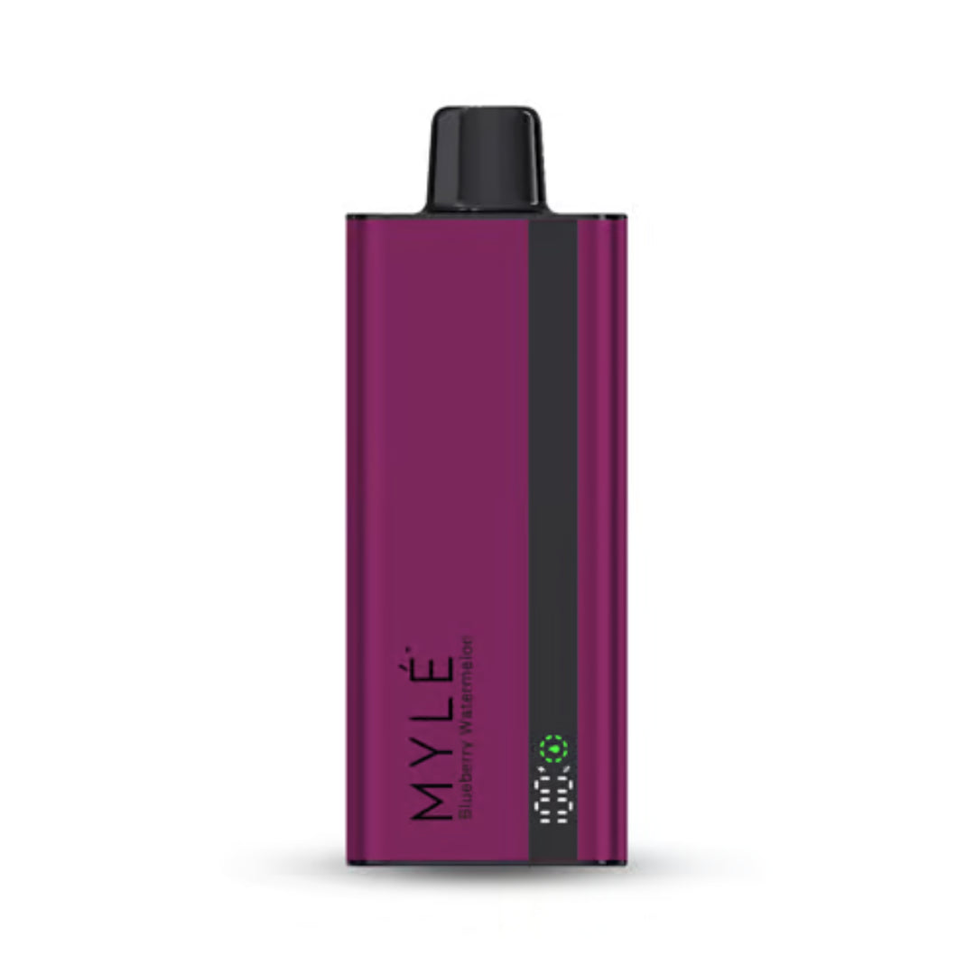Best MYLE Slim 8000 Puffs 50MG Disposable Vape- Blueberry Watermelon Near me 