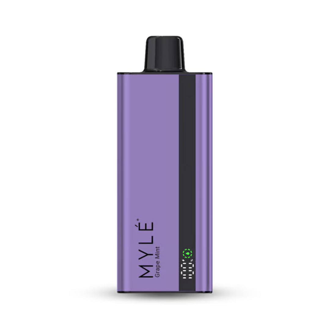 Best MYLE Slim 8000 Puffs 50MG Disposable Vape- Grape Mint Near me 