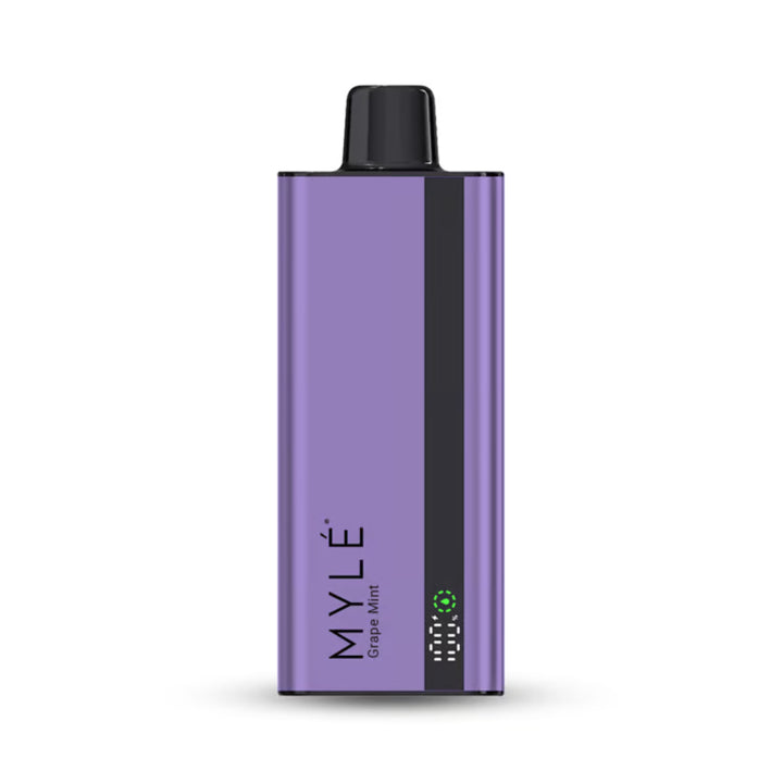 Best MYLE Slim 8000 Puffs 50MG Disposable Vape- Grape Mint Near me 
