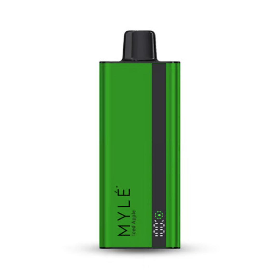Best MYLE Slim 8000 Puffs 50MG Disposable Vape- Iced Apple Near me 