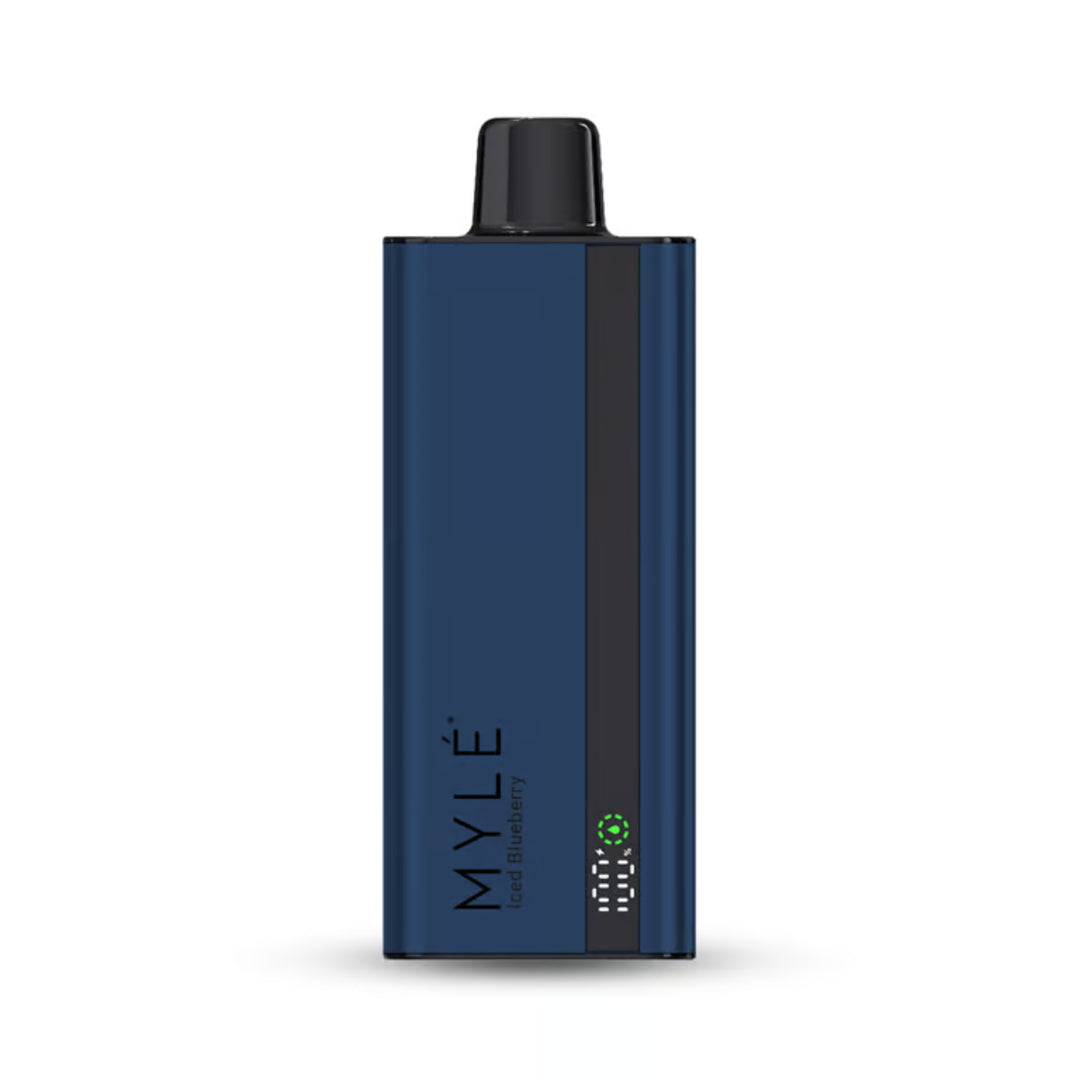 Best MYLE Slim 8000 Puffs 50MG Disposable Vape- Iced Blueberry Near me 