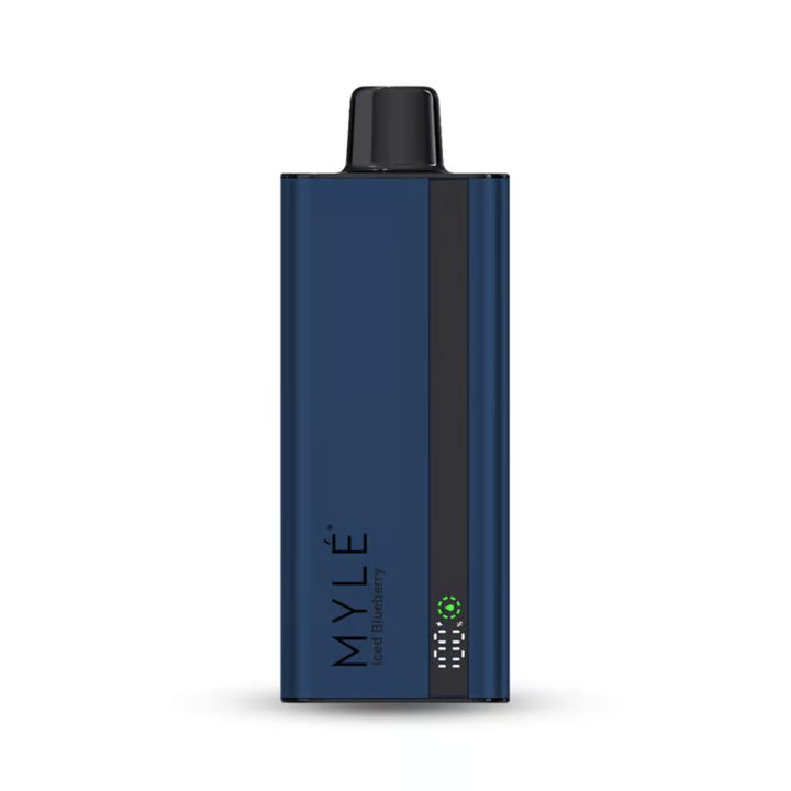 Best MYLE Slim 8000 Puffs 50MG Disposable Vape- Iced Blueberry Near me 