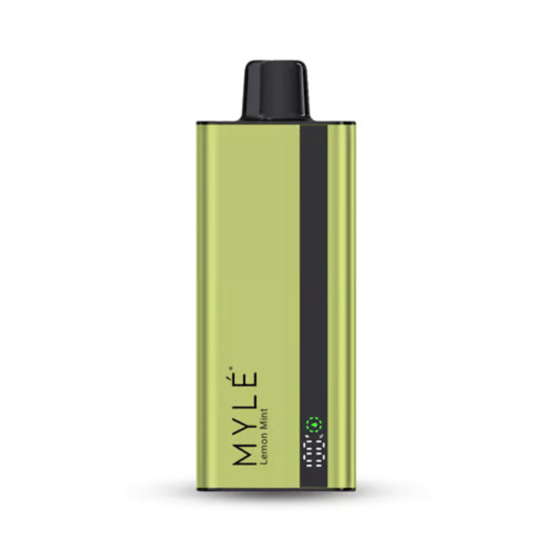 Best MYLE Slim 8000 Puffs 50MG Disposable Vape- Lemon Mint Near me 